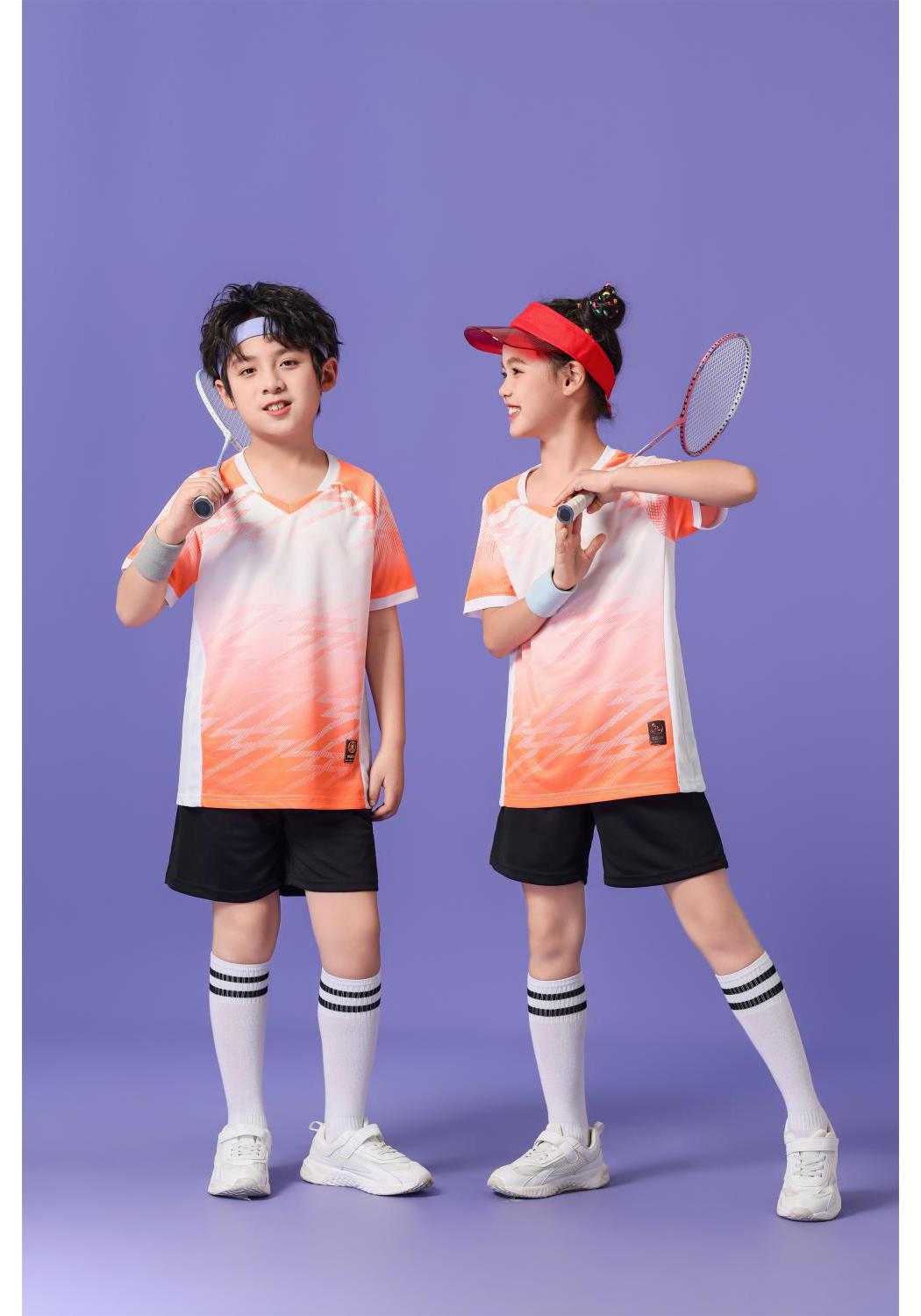 Kids  Quick-Dry Breathable Football Training Kit for Primary  Secondary School M