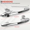 Car Exterior Outer Door Handle For Fiat 500 & 500C 2007-2020 2018 2019 Passenger Left Driver Right Side 735592026 735592012