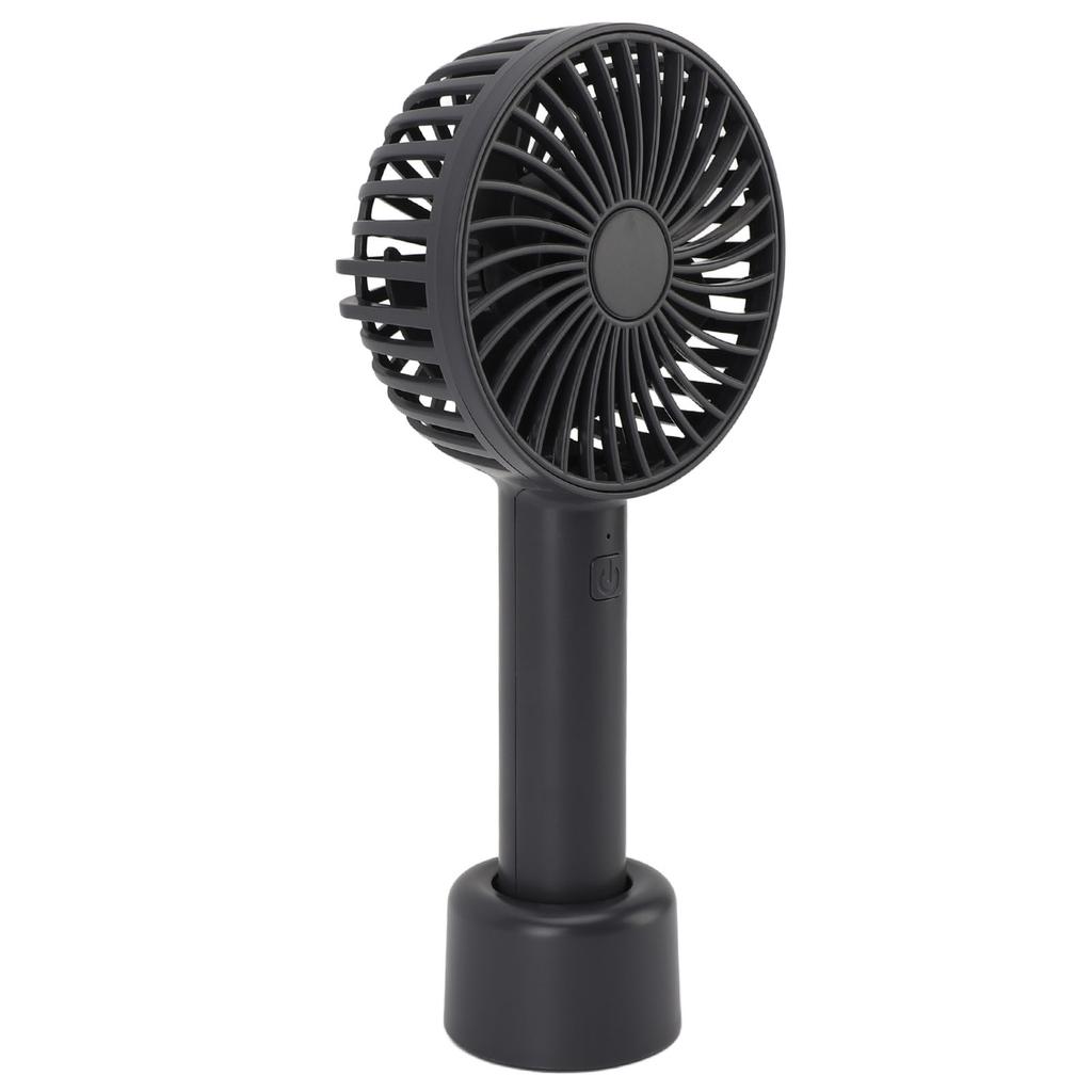 Handheld Fan Quiet Long Lasting Running Rechargeable 3 Speed Portable Fan with Lanyard Base for