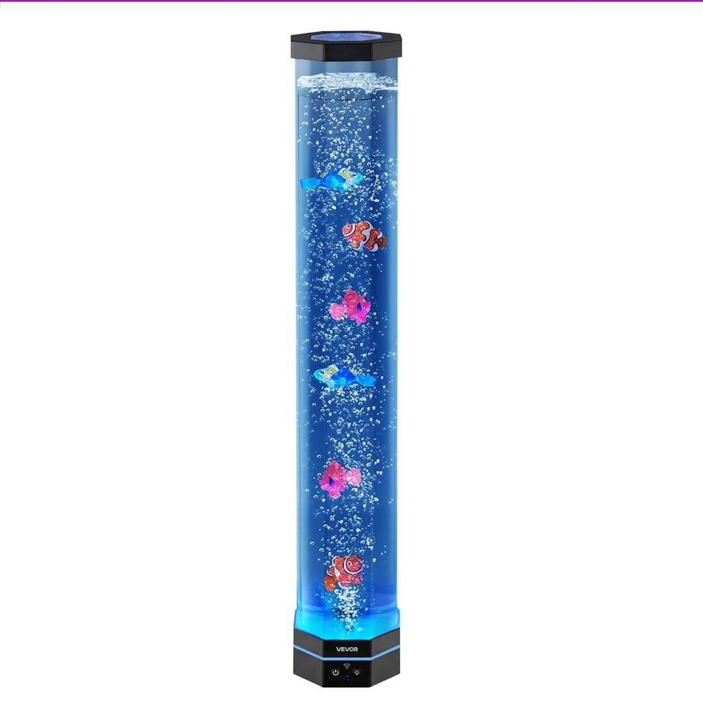 Blasensäulenlampe 16 Farben 80 cm Sensorisches Aquariumlicht zur Entspannung Beruhigend