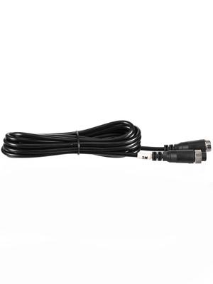 4-Pin Aviation Video Extension Cable, 1 Meter, for Connecting Truck and Bus Surveillance Cameras.