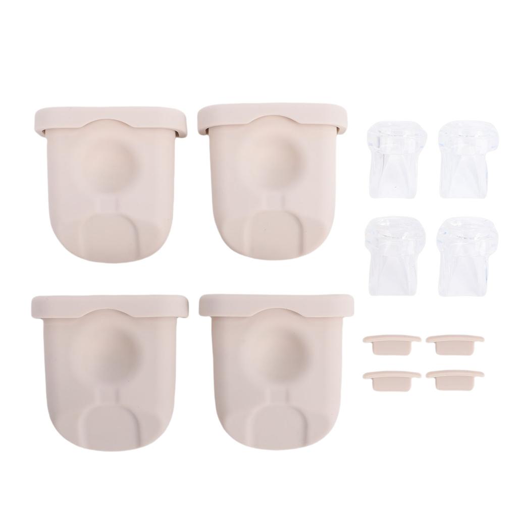 12pcs Breastfeeding Pump Replacement Parts Food Grade Silicone Diaphragm Duckbill Valve Sealing Plug Set