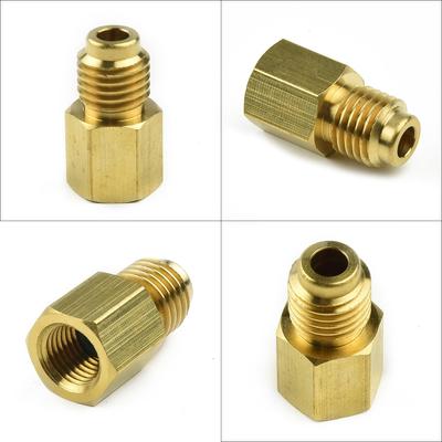 Greitos jungties adapterio jungtis 1/2" ACME išorinė 1/4" SAE žalvarinė aukštos kokybės