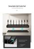 Adjustable Cookware Storage Rack: Pull-out Pot, Lid, and Dish Holder for Cabinet Countertops