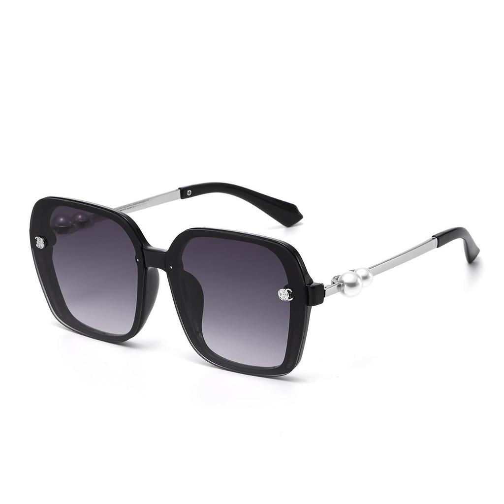 Light Luxury Polarized Camellia Pearl Women's UV-Blocking Sunglasses