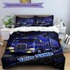 3PC Custom Name Nighttime Truck Journey Bedding,soft and breathable,2D Flat Print,room decor.,Poster Three-piece set,Soccer Three-piece set,Art,Poster