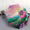 1pc Outdoor Umbrella with Cute Characters - Automatic Opening/Closing, Portable 3-Fold Design, 8-Bone Iron Frame - Perfect for Fans, Travelers, D