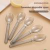 ZISIZ Heavy-Duty Disposable Plastic Spoon