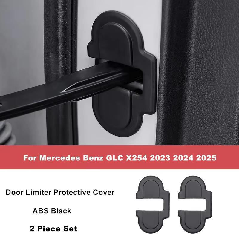 For Mercedes Benz C Class W206 GLC X254 2025-2025 Car Door Limiter Protective Cover Door Lock Buckle Trim Interior Accessories