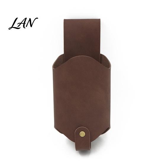 Belt Hanging Drink Pouch Waist Beer Holder, Faux Leather Soda Beverage Can Picnic Holder Portable Holster for Belt, Accessories Lovers