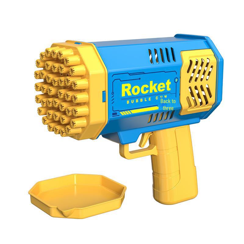 40-Hole Electric Bubble Rocket Toy for Kids