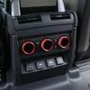 cheya Car central control air conditioner volume knob decorative cover For Land Rover Defender 110 2020+ Aluminum accessories