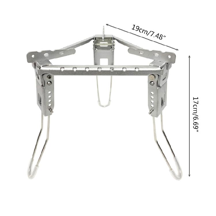 Folding for Burner Bracket Outdoor Stove Pot Rack Cooking Foldable for Triangle