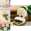 Cute Cartoon Flower Plush Toy Cushion Pillow For Girls And Home Decor