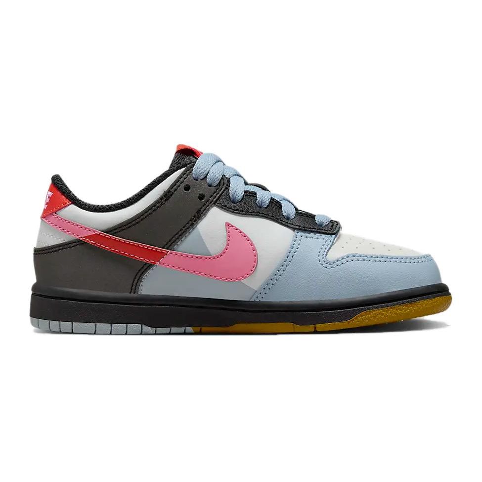 Nike Dunk Low PS Dance Kids Sneakers Multi-Color Summit-White Light-Armory-Blue FJ2687-100
