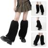 Solid Color Plush Leg Warmers for Women Fuzzy Furry Winter Warm Boot Toppers Leg Covers for Halloween Carnivals Costumes
