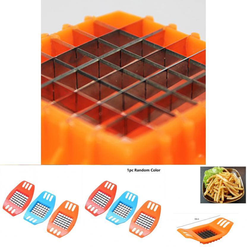 Durable Plastic And Stainless Steel French Fry Potato Chopper And Fruit Slicer