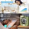 Bezdrôtový stolný ventilátor s osciláciou DC 12800mAh LED stmievanie a farba Smartphone Ochrana pred úpalom Kempingové vybavenie Tichý, napájaný cez USB, Bezdrôtový, napájaný cez USB,