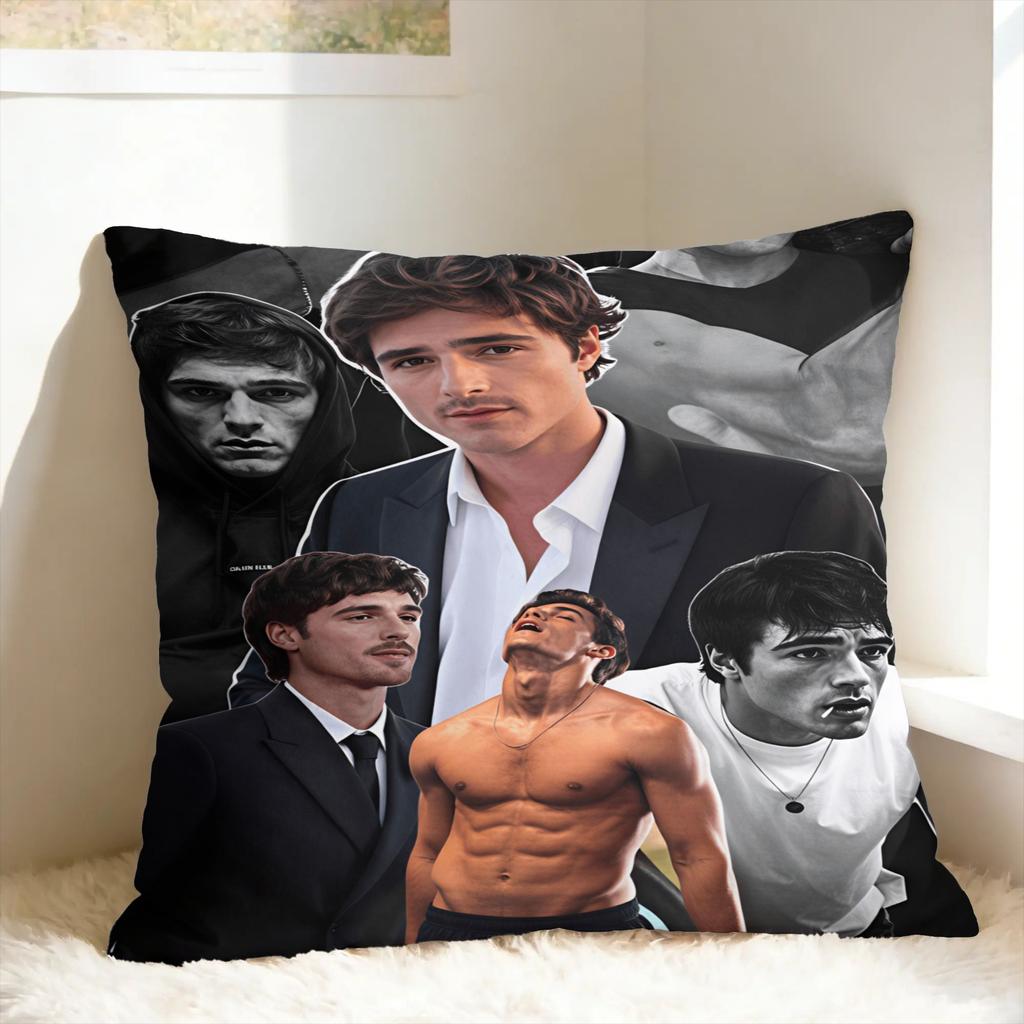 Jacob E-Elordi Pillow Case  Print Pillow Cover Fashion Pillowcases For Living Room Bed Chair