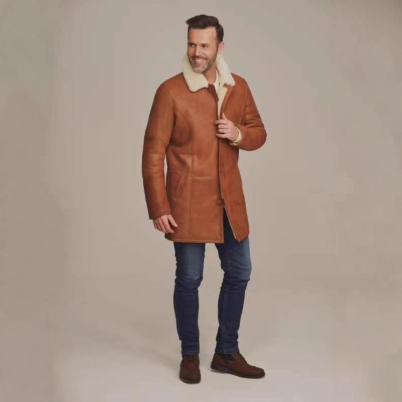 Non-hooded fit three-dimensional patch bag yellow lapel casual