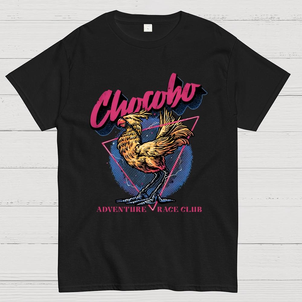 Chocobo Adventure Race Club Unisex Cotton Summer Casual Cool Loose T-Shirt