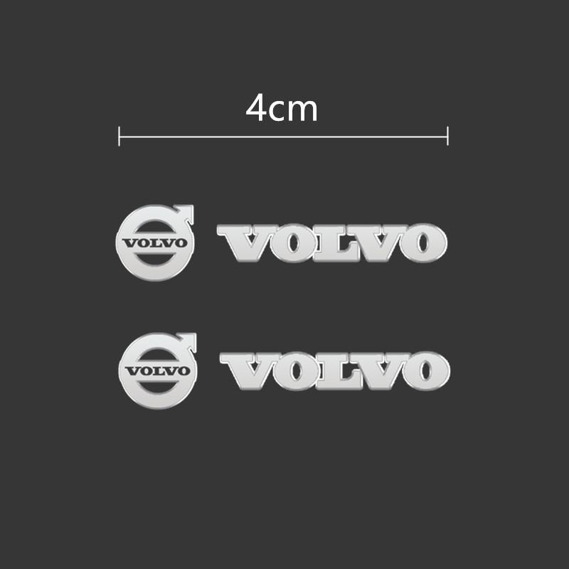 

Car Metal Emblem Wiper Stickers Reflective Decor Decals For Volvo XC40 XC90 V40 V90 V60 XC60 S80 S60 S90 C40 V70 XC70