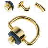 Camera D Ring Screw Carabiner Clip, Sturdy, Accessories Portable Metal 1/4inch Fixing for