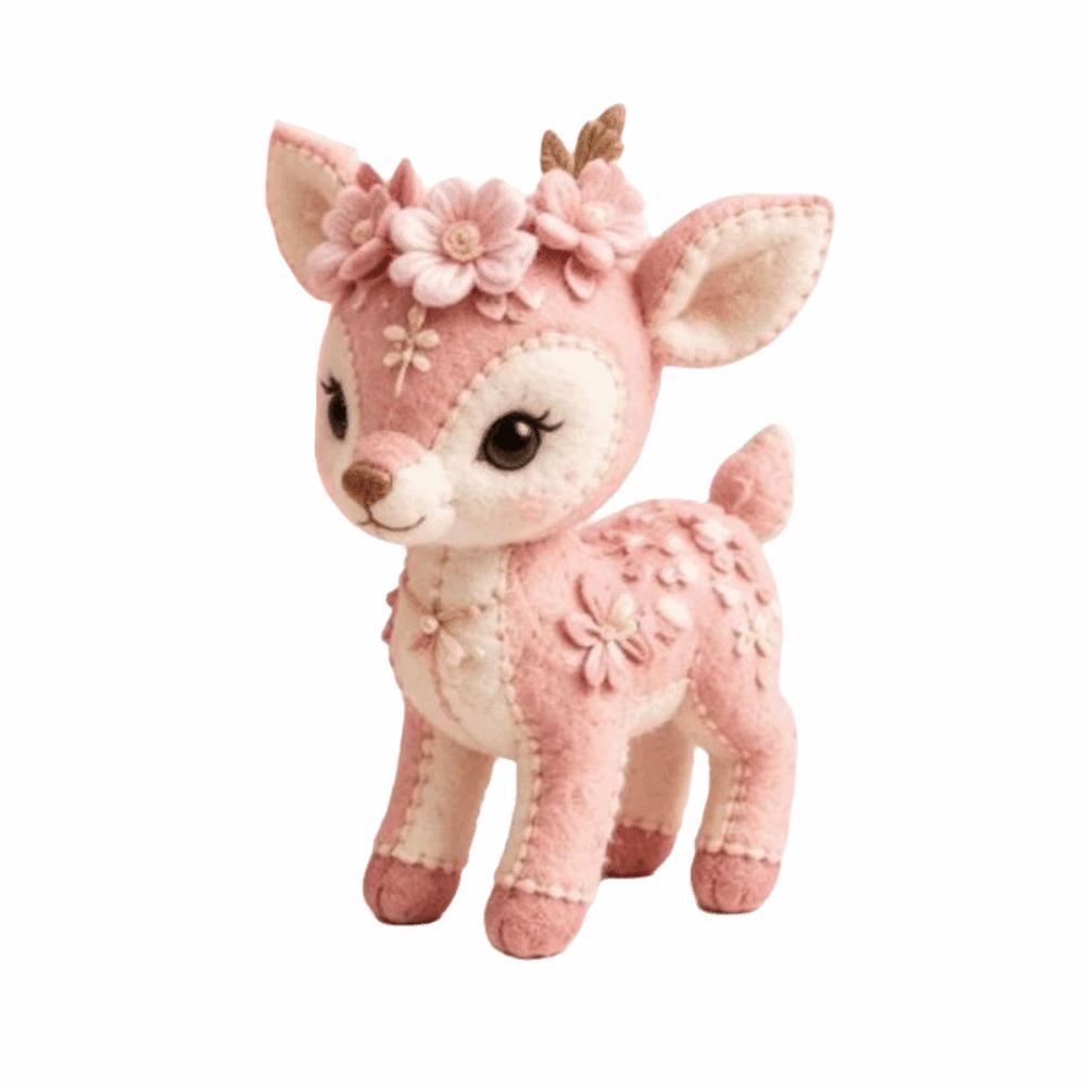 Handmade Animals DIY Sewing Kit Sheep Material Pack Craft Kit Animal Sewing