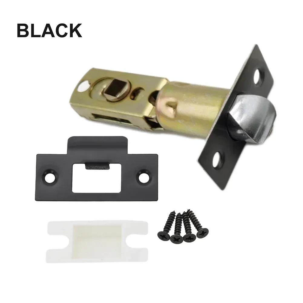 Bathroom Door Lock Body Single Tongue Lock Bolt Door Lock Hardware 45 Degrees 60-70 Adjustable Interior Door Latch Tubular