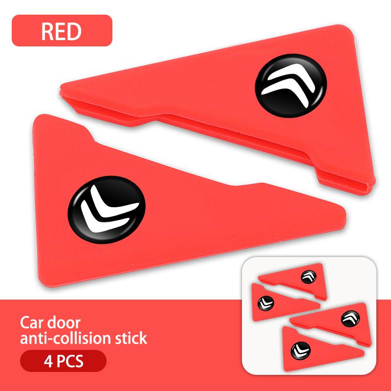 Car Door Corner Anti-collision Covers Silicone Protector Anti-Scratch Door Auto Accessories For Citroen C4 C3 C5 C1 C2 C6 C4L