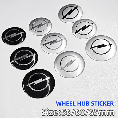 AAIV1 4pcs 3D 56mm 60mm 65mm Car Wheel Hub Centre Cap For Badge Emblem Hub Center Cover Car Logo Sticker Styling Accessories