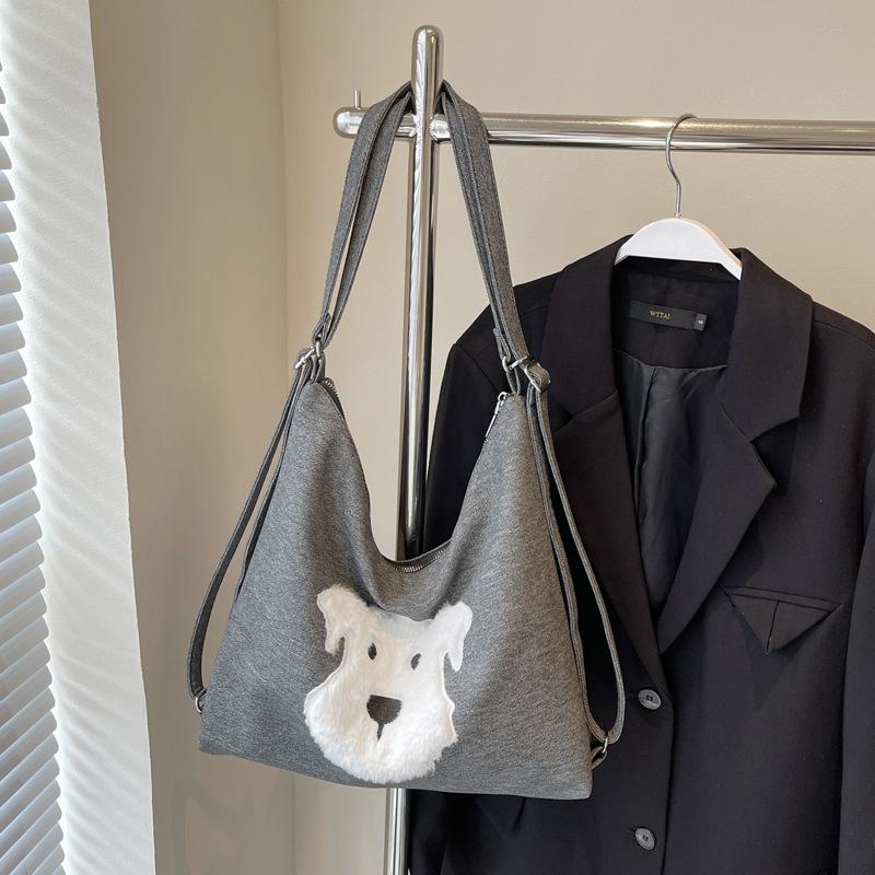 

High-end fashion tote bag women s new large-capacity casual shoulder bag niche backpack