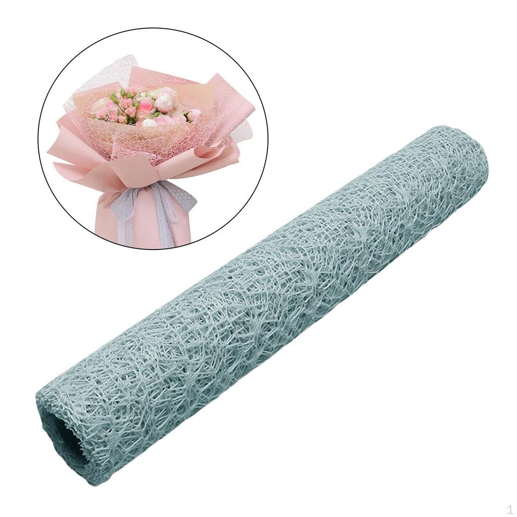 Jacquard Net Mesh Bouquet Wrap Table Runner for Events