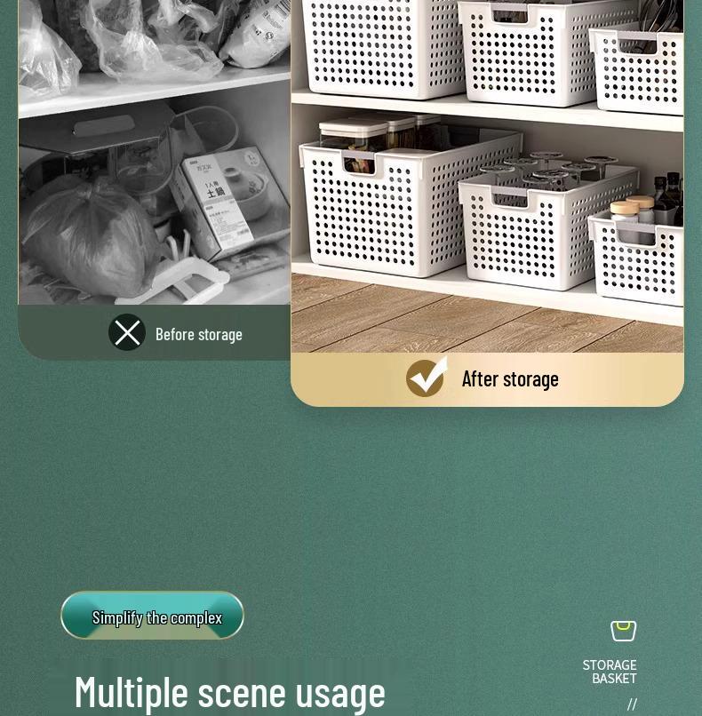 Multi-Use Storage Box: Snacks, Toys, Household Items, Kitchen Essentials