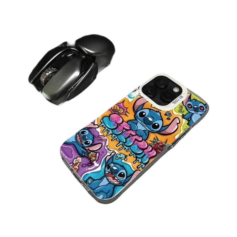 Graffiti Stitch iPhone 18 Pro Max Case, Cute iPhone 7 Plus, 14 Pro, Drop-Proof, 13 Hard