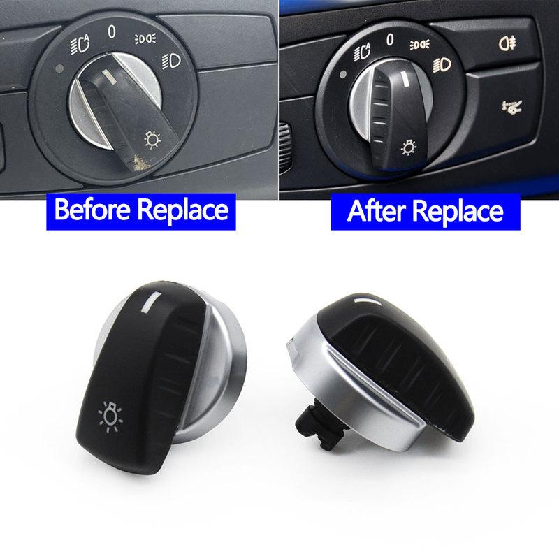 LHD RHD Car Headlamp Head Light Rotary Switch Knob Button For BMW 5 Series E60 X5 X6 2007-2010 E70 E71 E72 2007-2013 61319134725