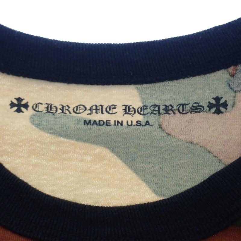 CHROME HEARTS  XL Short sleeve T-shirt camouflage cotton mens