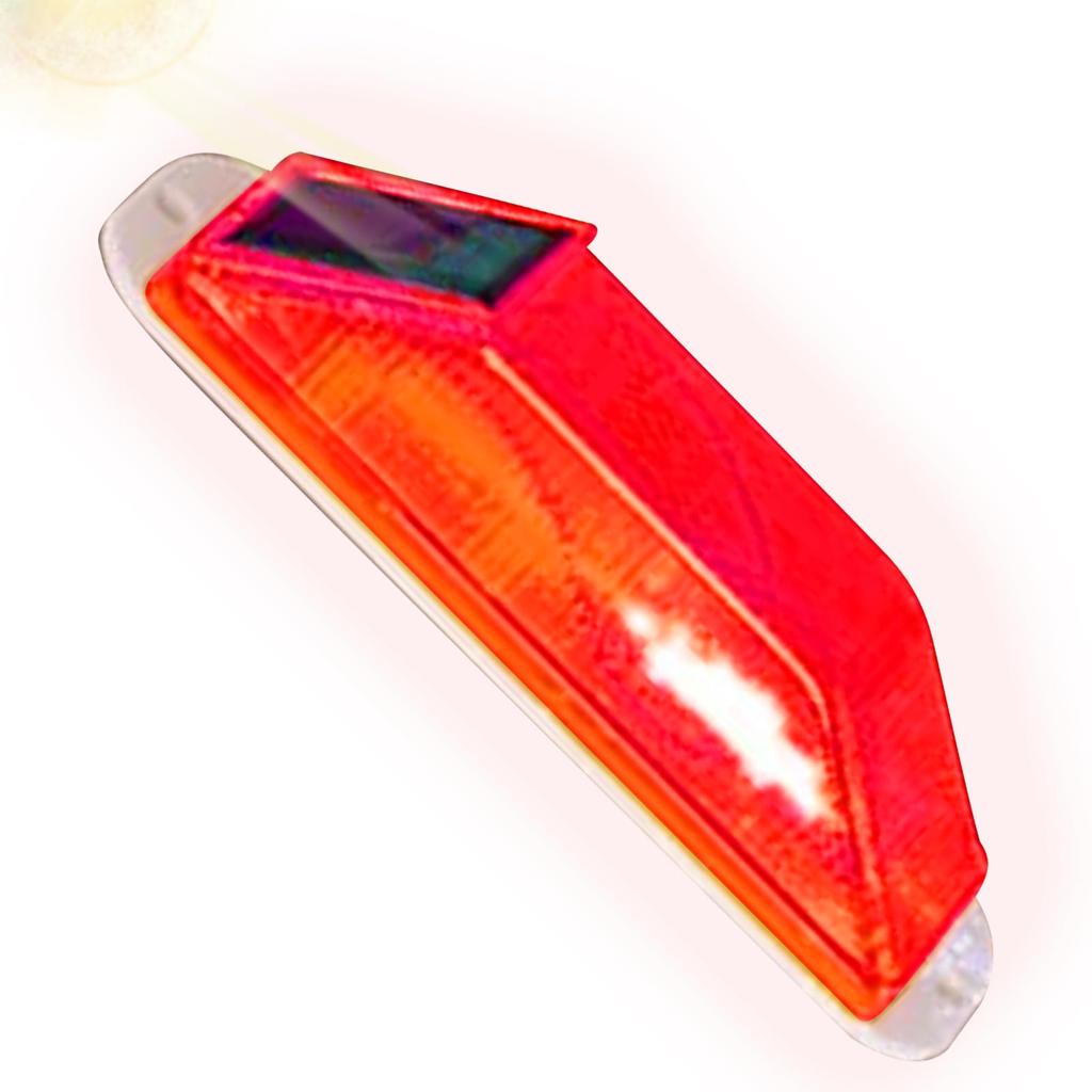 Solar Warning Light, Pack of 1, Outdoor, Waterproof, Solar Charging, Security Alarm, Motion Sensor,