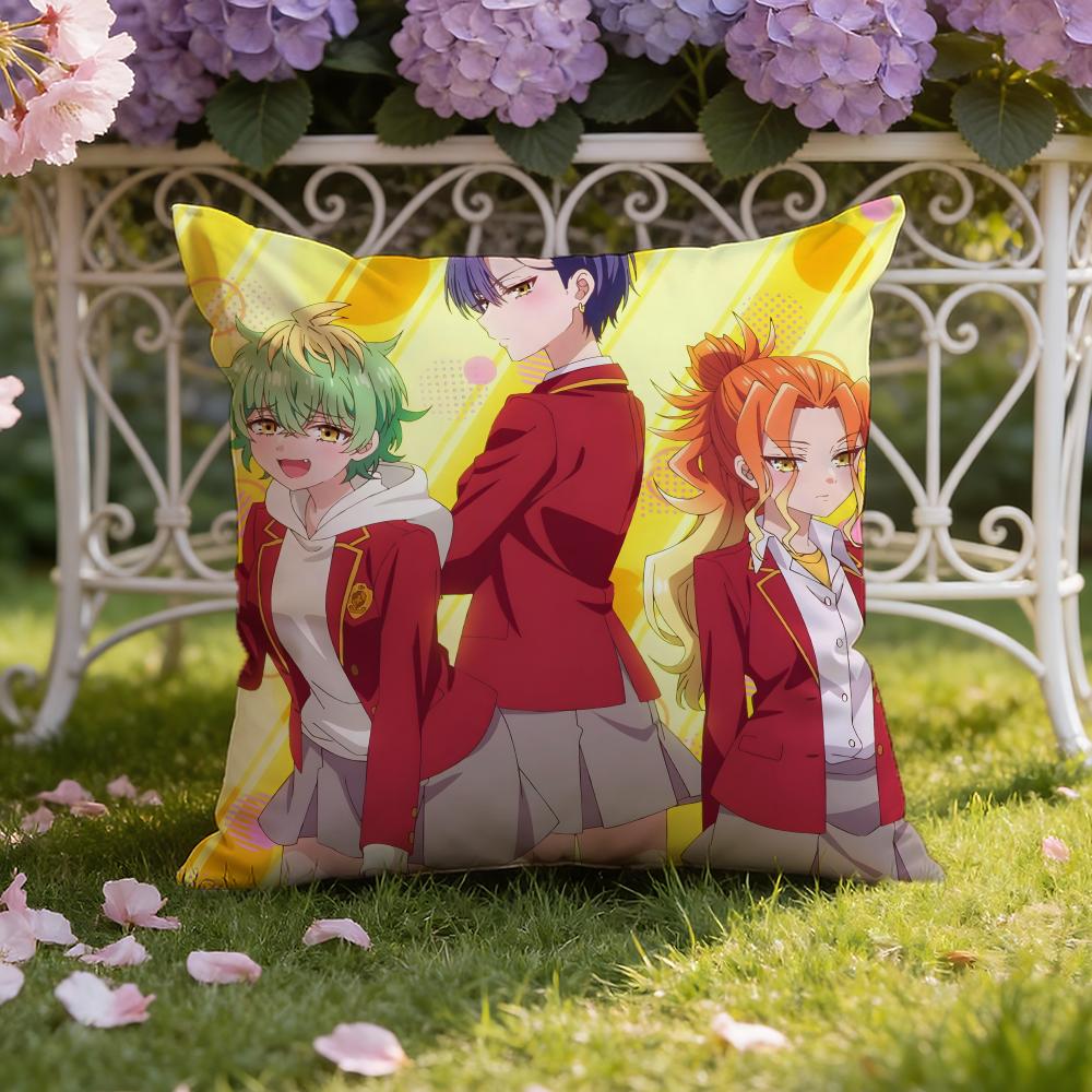 M-Mikadono Sanshimai wa Angai, Choroi Cushion Cover Home & Car Dual-Scene Pillow Cover: Reversible for Premium Comfort