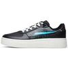 New Life Collection Wear Resistant Slip Resistant Low Top Skateboard Shoes Men's Black Blue 112028064-2
