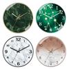 12 Inch 30cm Living Room Home Fashion Modern Simple Marble Pattern Decoration Creative Quartz Clock Wall Clock