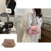 Chic French-inspired Pu Leather Crossbody Bag For Women Stylish Summer 2024 Shoulder Bag With Bowknot