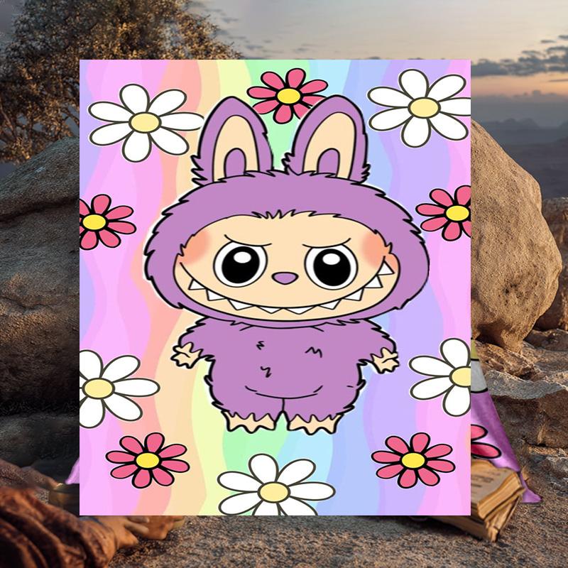 1PC Bunny Costume Adventure Flannel Blanket Gift, Suitable for Both Men And Women, Soft Ideal for Beds And Sofa, Birthday Or Christmas Gift