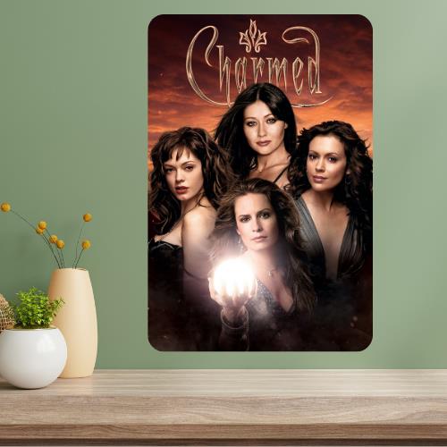 Charmed Classic TV Show Metal Poster Sign 20x30cm（7.8x11.8inch）