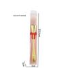 Golden Small Waist Extra Large Powder Blush Brush with Soft Dai Bristles