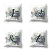Polyester Pillowcase Home Car Decoration Printing Pillowcase 26 English Letters Sofa Cushion Cover