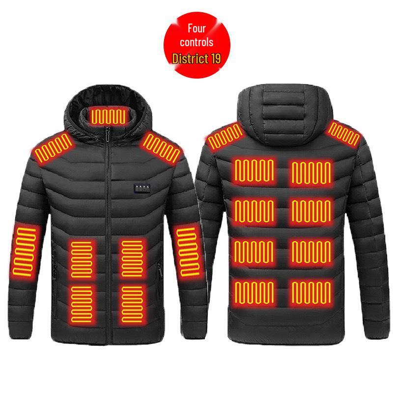 Smart Heated Cotton Jacket - Cold-Proof, Temperature-Controlled