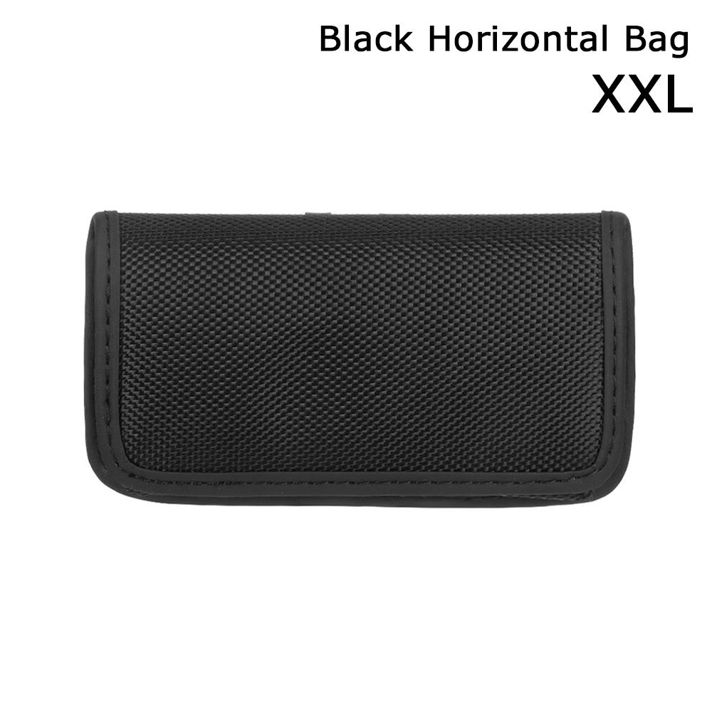 New Fashion Oxford Cloth Mobile Phone Pocket Nylon Fabric Wear Belt Waist Packs Protective Case With Clip Bag Accessories