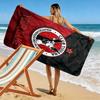 Name Custom Club Tijuana Print Beach Towel, Large Soft Quick Dry Towel for Beach Camping Swimming