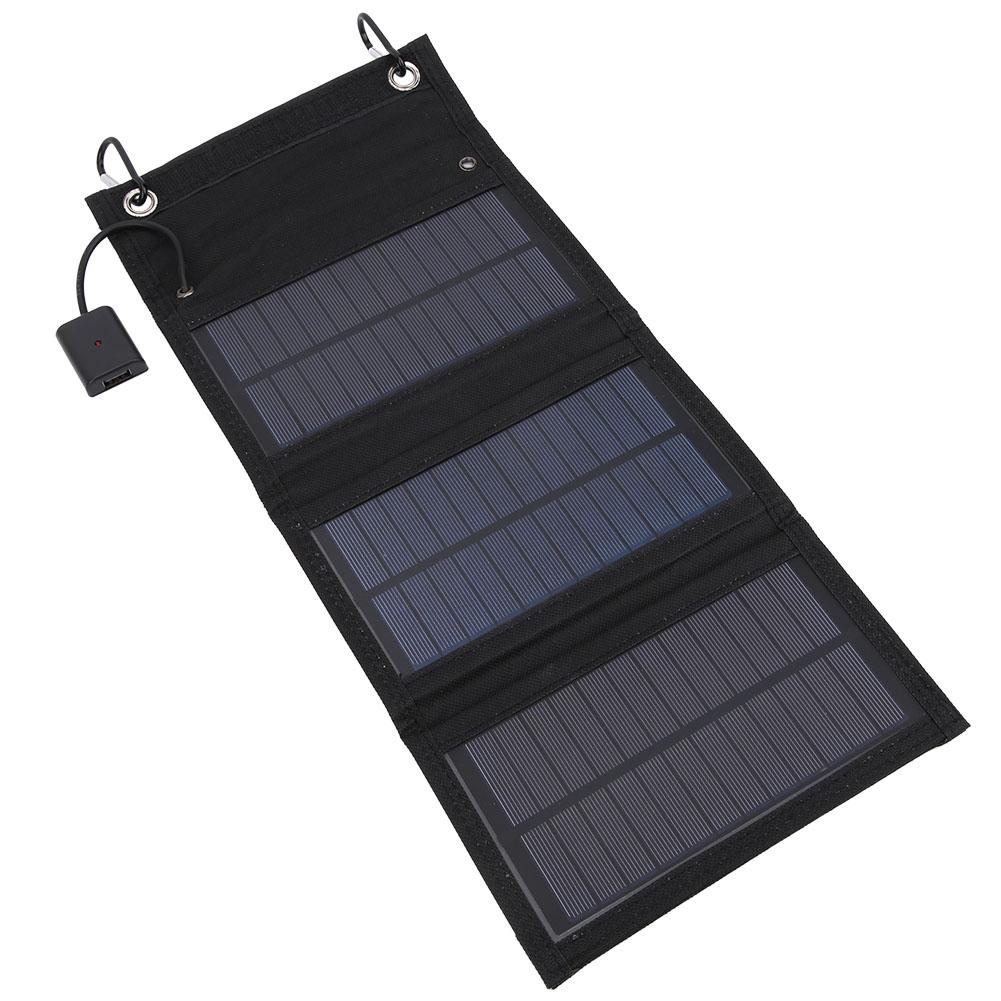 15W Portable Solar Panel Foldable Pack Waterproof Solar Panels for Tourism and Hiking